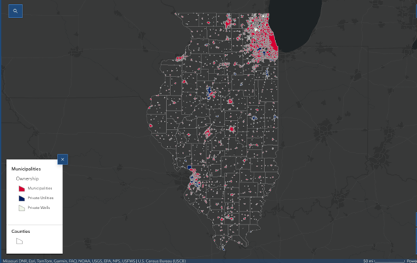 Water Rates Map